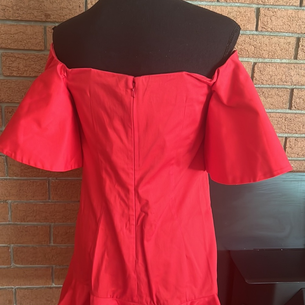 Alexis❣️ Red Aliana Off Shoulder Dress - Picture 8 of 9